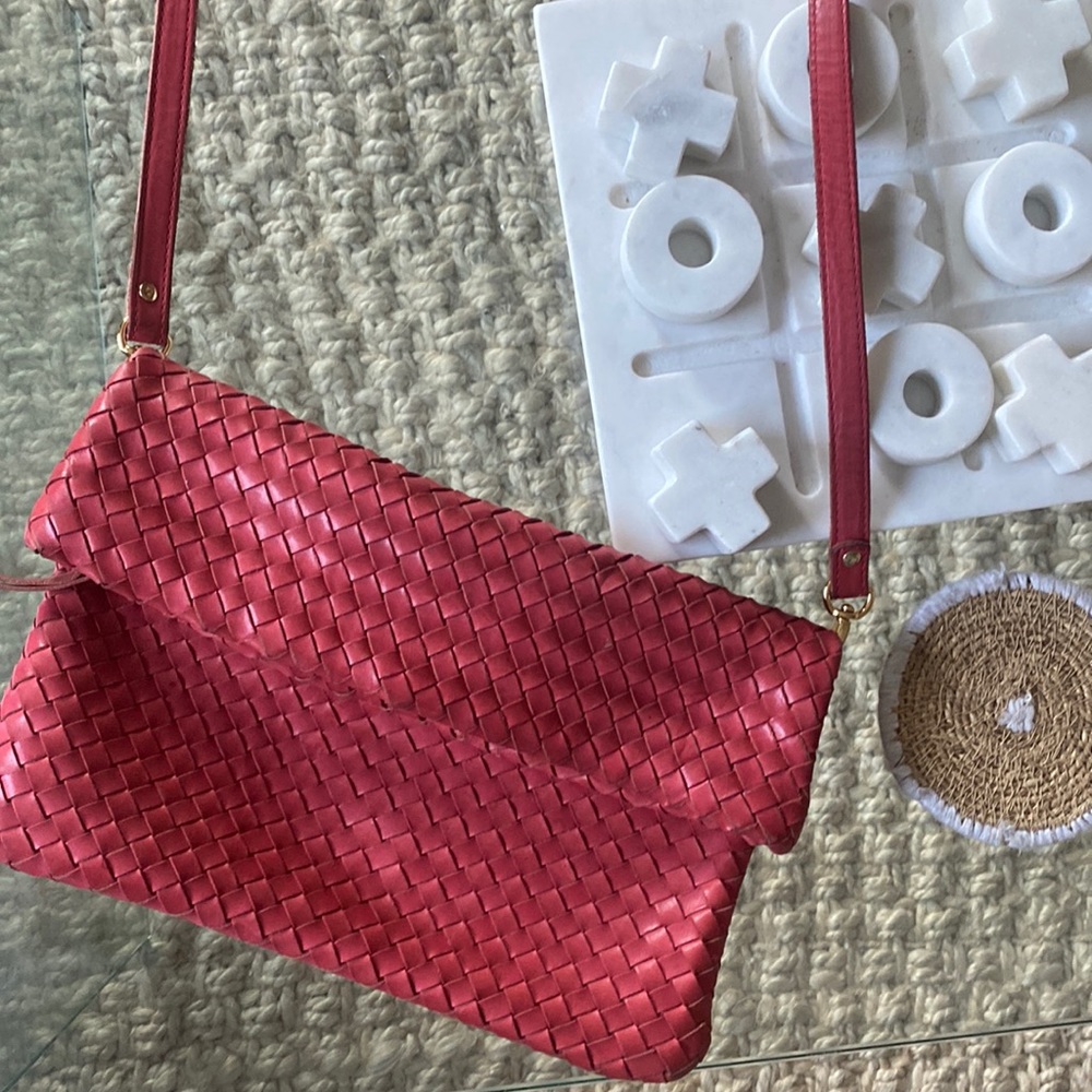 Genuine leather crossbody